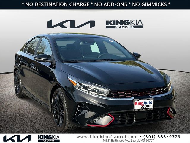 Aurora Black Pearl 2023 Kia Forte GT FWD Sedan Front-Wheel Drive 7-Speed Automatic