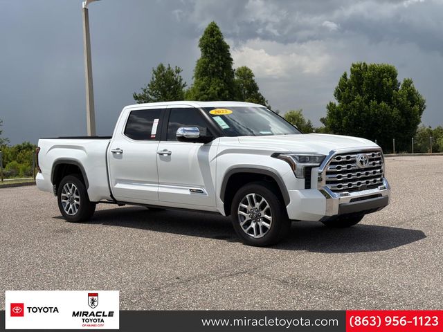 White (Wind Chill Pearl) 2025 Toyota Tundra Pickup Truck Four-Wheel Drive Automatic