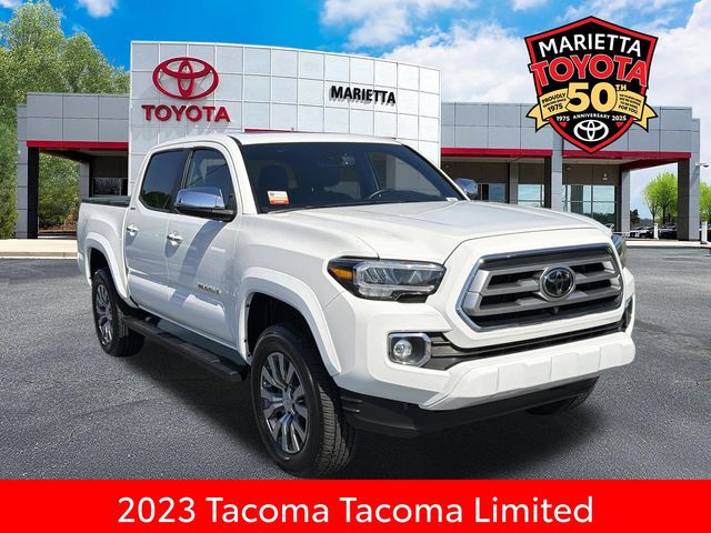 Ice Cap 2023 Toyota Tacoma Limited Double Cab 4WD Pickup Truck Four-Wheel Drive 6-Speed Automatic