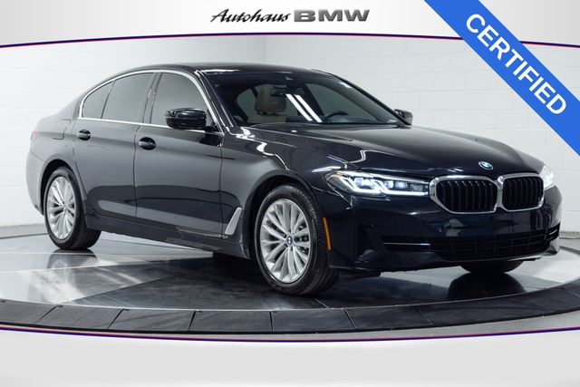 Black Sapphire Metallic 2022 BMW 5 Series Sedan All-Wheel Drive 8-Speed Automatic