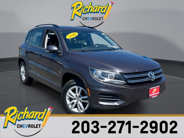 Gray Metallic 2016 Volkswagen Tiguan SUV / Crossover All-Wheel Drive 6-Speed Automatic
