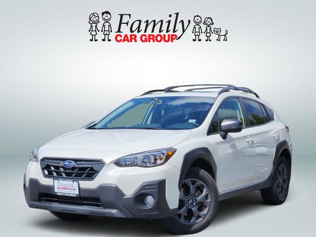 Crystal White Pearl 2021 Subaru Crosstrek Sport AWD SUV / Crossover All-Wheel Drive Continuously Variable Transmission