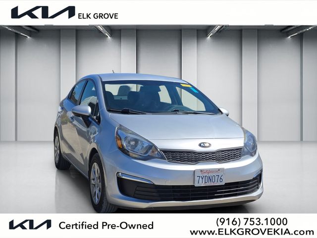 Bright Silver 2017 Kia Rio Sedan Front-Wheel Drive 6-Speed Automatic