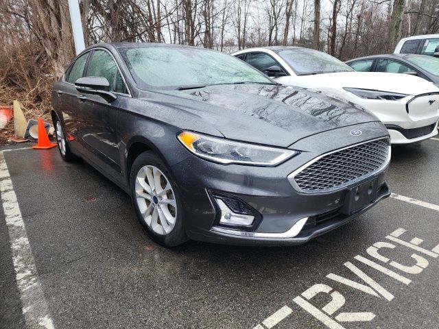 Gray (Magnetic Metallic) 2020 Ford Fusion Energi Titanium FWD Sedan Front-Wheel Drive Continuously Variable Transmission