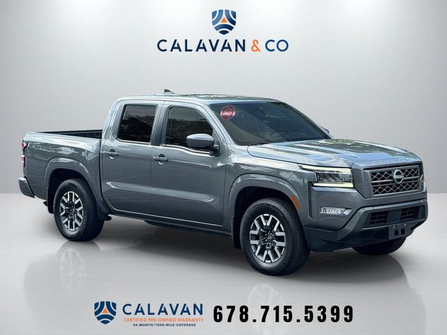 Gray (Gun Metallic) 2024 Nissan Frontier Pickup Truck 4X2 9-Speed Automatic Overdrive