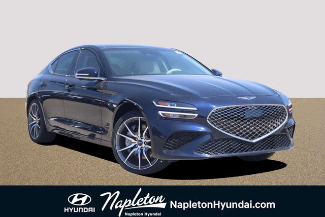 Capri Blue 2026 Genesis G70 2.5T Prestige AWD Sedan All-Wheel Drive 8-Speed Automatic