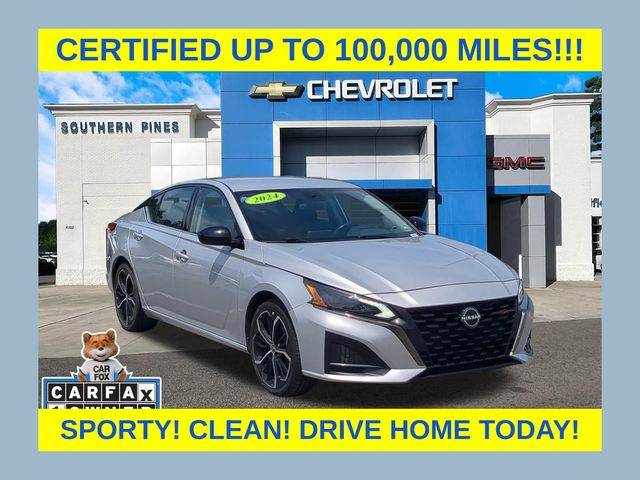 Brilliant Silver Metallic 2024 Nissan Altima Sedan Front-Wheel Drive Continuously Variable Transmission