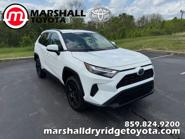 Ice Cap 2023 Toyota RAV4 Hybrid XLE AWD SUV / Crossover All-Wheel Drive Continuously Variable Transmission