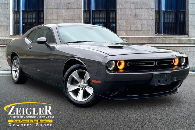Gray (Granite Crystal Metallic Clearcoat) 2018 Dodge Challenger Coupe Rear-Wheel Drive 8-Speed Automatic