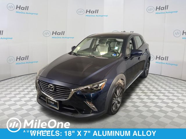 Deep Crystal Blue Mica 2017 Mazda CX-3 Grand Touring AWD SUV / Crossover All-Wheel Drive 6-Speed Automatic