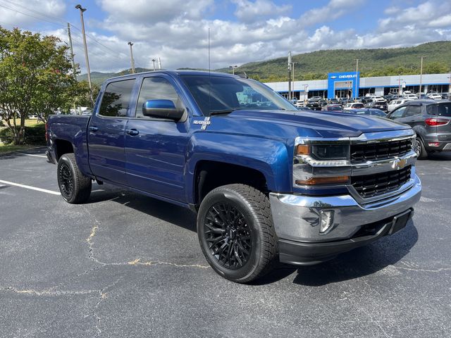 Deep Ocean Blue Metallic 2018 Chevrolet Silverado 1500 Pickup Truck Four-Wheel Drive 6-Speed Automatic Overdrive