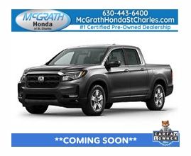 Gray (Modern Steel Metallic) 2019 Honda Ridgeline Pickup Truck All-Wheel Drive 6-Speed Automatic