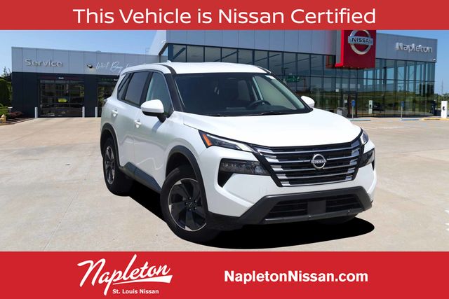 Everest White Pearl 2025 Nissan Rogue SUV / Crossover Front-Wheel Drive Continuously Variable Transmission