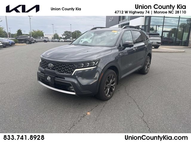 Gravity Gray 2021 Kia Sorento SUV / Crossover All-Wheel Drive 8-Speed Dual Clutch