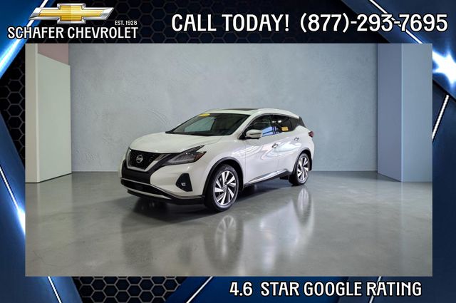 Pearl White Tricoat 2019 Nissan Murano SUV / Crossover All-Wheel Drive Continuously Variable Transmission