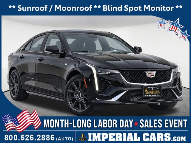Black 2025 Cadillac CT4 Sedan All-Wheel Drive 8-Speed Automatic