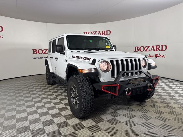 2021 Bright White Clearcoat Jeep Wrangler Unlimited Rubicon SUV