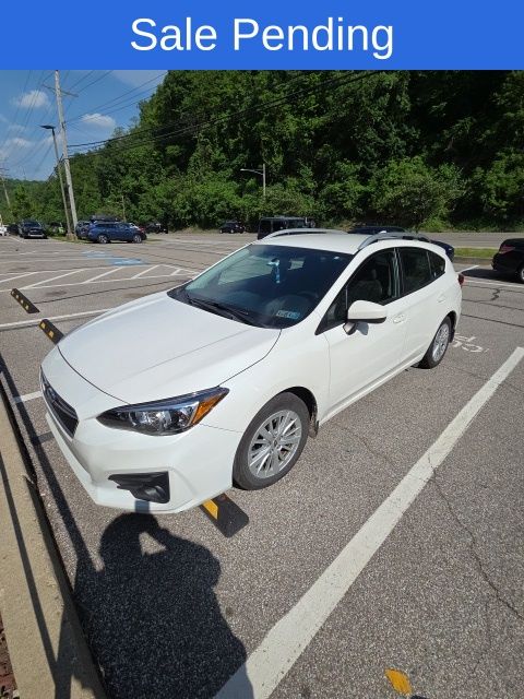 2018 Subaru Impreza 2.0i Premium White at Rafferty Subaru