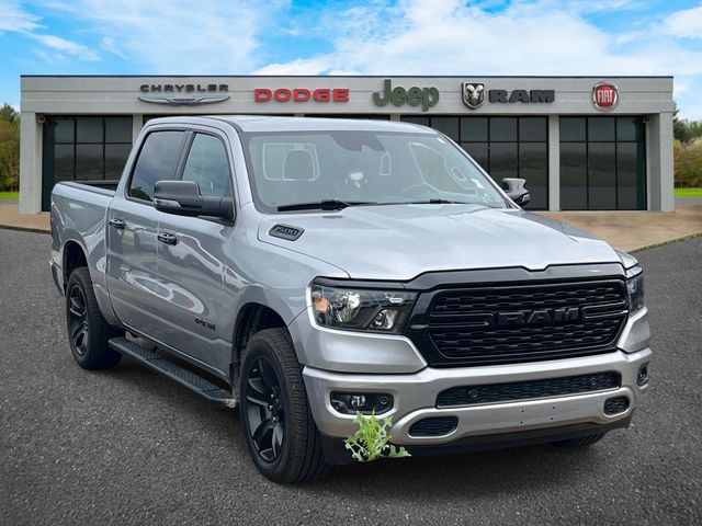 Billet Silver Metallic Clearcoat 2023 RAM 1500 Big Horn Crew Cab 4WD Pickup Truck Four-Wheel Drive 8-Speed Automatic