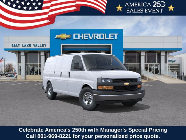 Summit White 2026 Chevrolet Express Cargo Van Rear-Wheel Drive