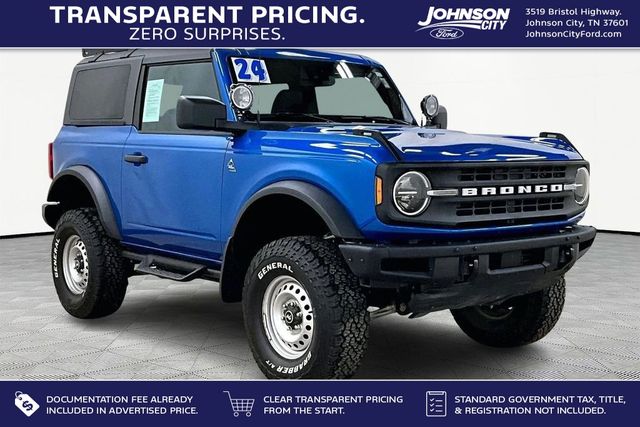 Blue Metallic 2024 Ford Bronco Black Diamond 2-Door 4WD SUV / Crossover Four-Wheel Drive Automatic
