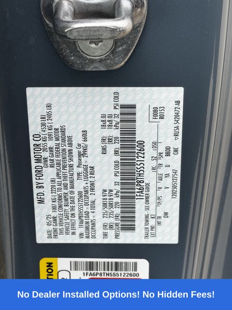 2025 Ford Mustang EcoBoost Blue at Emmons Autoplex