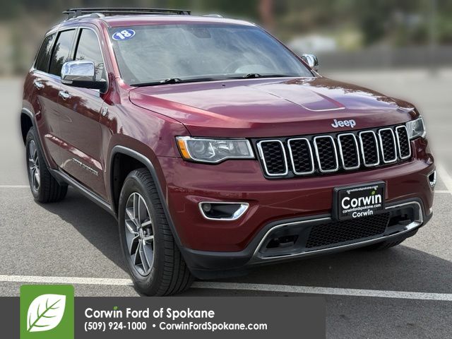Velvet Red Pearlcoat 2018 Jeep Grand Cherokee SUV / Crossover Four-Wheel Drive 8-Speed Automatic
