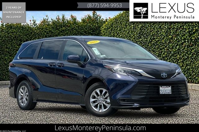 Blueprint 2025 Toyota Sienna Minivan Front-Wheel Drive Continuously Variable Transmission