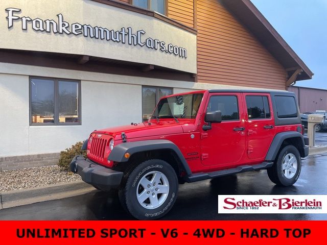 Firecracker Red Clear Coat 2015 Jeep Wrangler Unlimited Sport 4WD SUV / Crossover Four-Wheel Drive 5-Speed Automatic