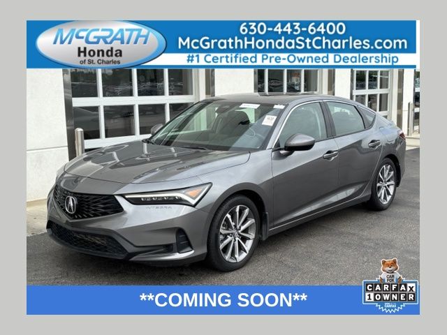 Liquid Carbon Metallic 2024 Acura Integra Sedan Front-Wheel Drive Continuously Variable Transmission