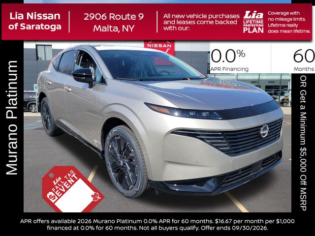 Champagne Silver Metallic 2026 Nissan Murano SUV / Crossover All-Wheel Drive 9-Speed Automatic