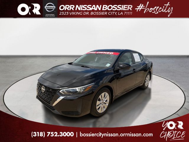 Super Black 2024 Nissan Sentra Sedan Front-Wheel Drive Continuously Variable Transmission