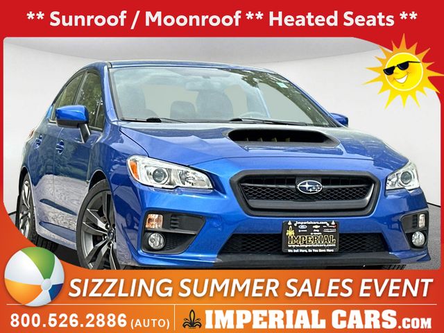 WR Blue Pearl 2017 Subaru WRX Sedan All-Wheel Drive Continuously Variable Transmission