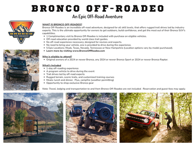 new 2025 Ford Bronco car, priced at $59,475