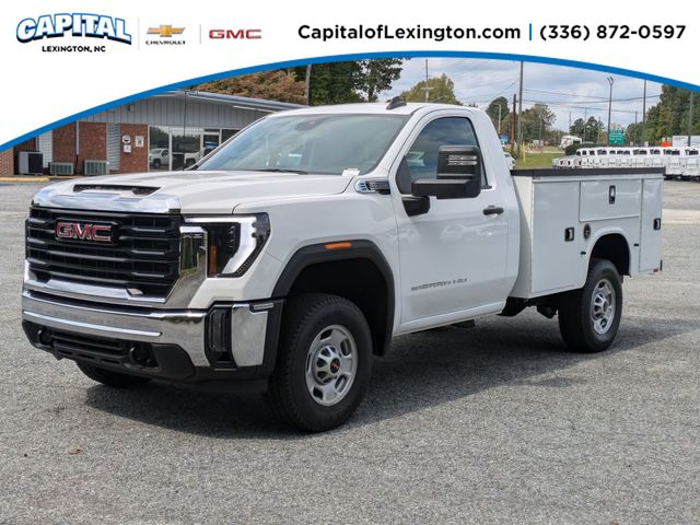 Summit White 2024 GMC Sierra 2500HD Pro Regular Cab LB RWD Pickup Truck 4X2 Automatic