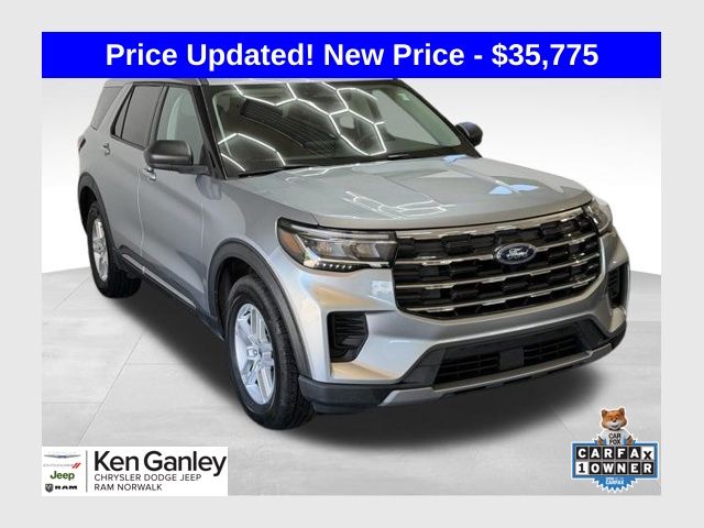 Silver Metallic 2025 Ford Explorer SUV / Crossover All-Wheel Drive Automatic