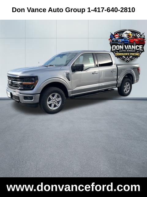 Silver Metallic 2026 Ford F-150 XLT SuperCrew 4WD Pickup Truck Four-Wheel Drive Automatic