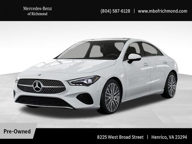 Polar White 2026 Mercedes-Benz CLA 250 4MATIC Coupe All-Wheel Drive 8-Speed Dual Clutch