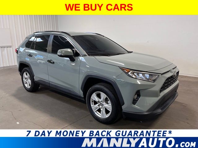 Gray 2021 Toyota RAV4 XLE AWD SUV / Crossover All-Wheel Drive 8-Speed Automatic