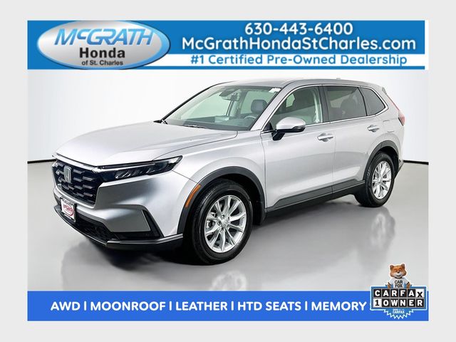 Lunar Silver Metallic 2024 Honda CR-V SUV / Crossover All-Wheel Drive Continuously Variable Transmission