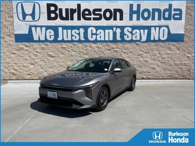 Steel Gray 2025 Kia K4 LXS FWD Sedan Front-Wheel Drive Continuously Variable Transmission