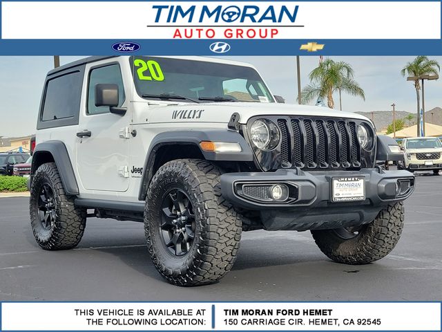 Bright White Clearcoat 2020 Jeep Wrangler Willys Sport 4WD SUV / Crossover Four-Wheel Drive 8-Speed Automatic