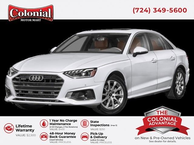 Ibis White 2023 Audi A4 quattro Premium Plus 40 TFSI AWD Sedan All-Wheel Drive 7-Speed Automatic
