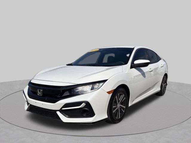 Platinum White Pearl 2020 Honda Civic Hatchback Hatchback Front-Wheel Drive Continuously Variable Transmission