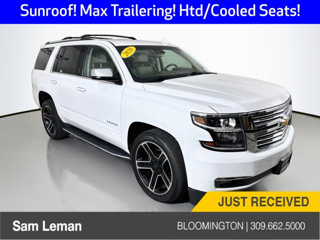Summit White 2020 Chevrolet Tahoe SUV / Crossover Four-Wheel Drive 6-Speed Automatic Overdrive