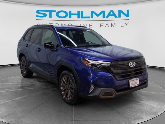 Sapphire Blue Pearl 2026 Subaru Forester Sport Crossover AWD SUV / Crossover All-Wheel Drive Continuously Variable Transmission