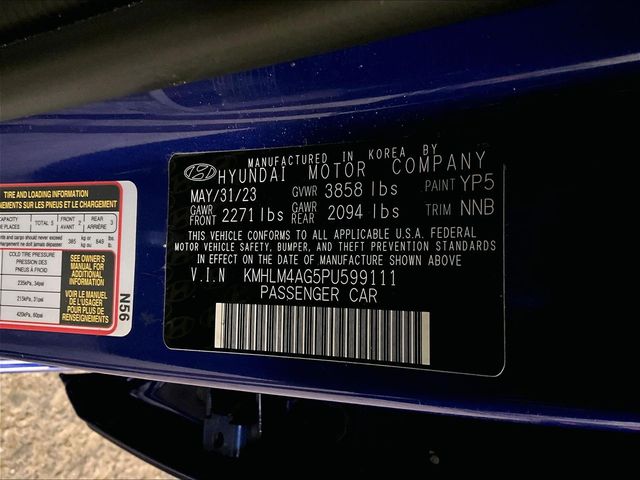 2023 Hyundai Elantra SEL Blue at Carlisle Cadillac Buick GMC