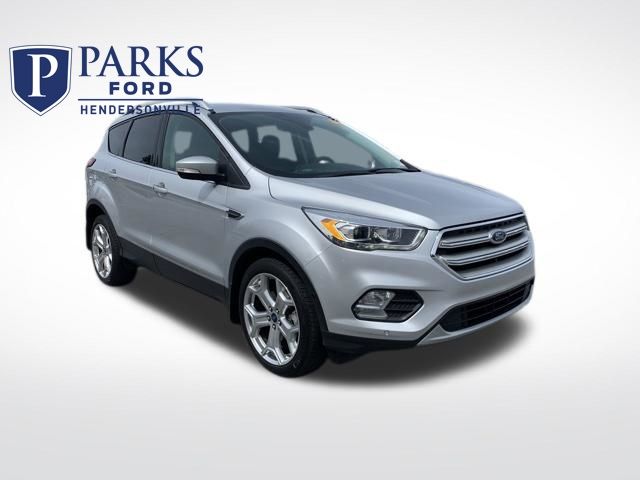 Ingot Silver Metallic 2019 Ford Escape Titanium AWD SUV / Crossover All-Wheel Drive 6-Speed Automatic