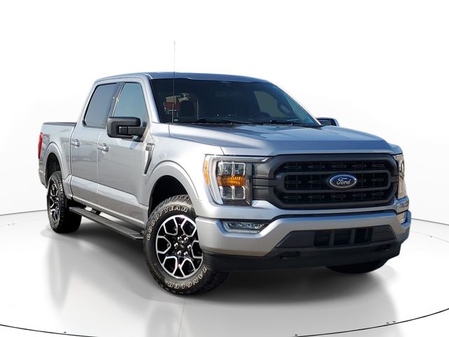 Silver Metallic 2021 Ford F-150 Pickup Truck Four-Wheel Drive Automatic