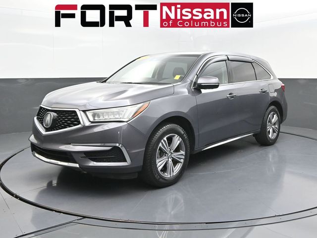 pewter gray metallic 2019 Acura MDX SUV / Crossover Front-Wheel Drive 9-Speed Automatic